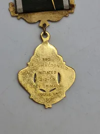 Original Grand Lodge Of England medal - navngiven