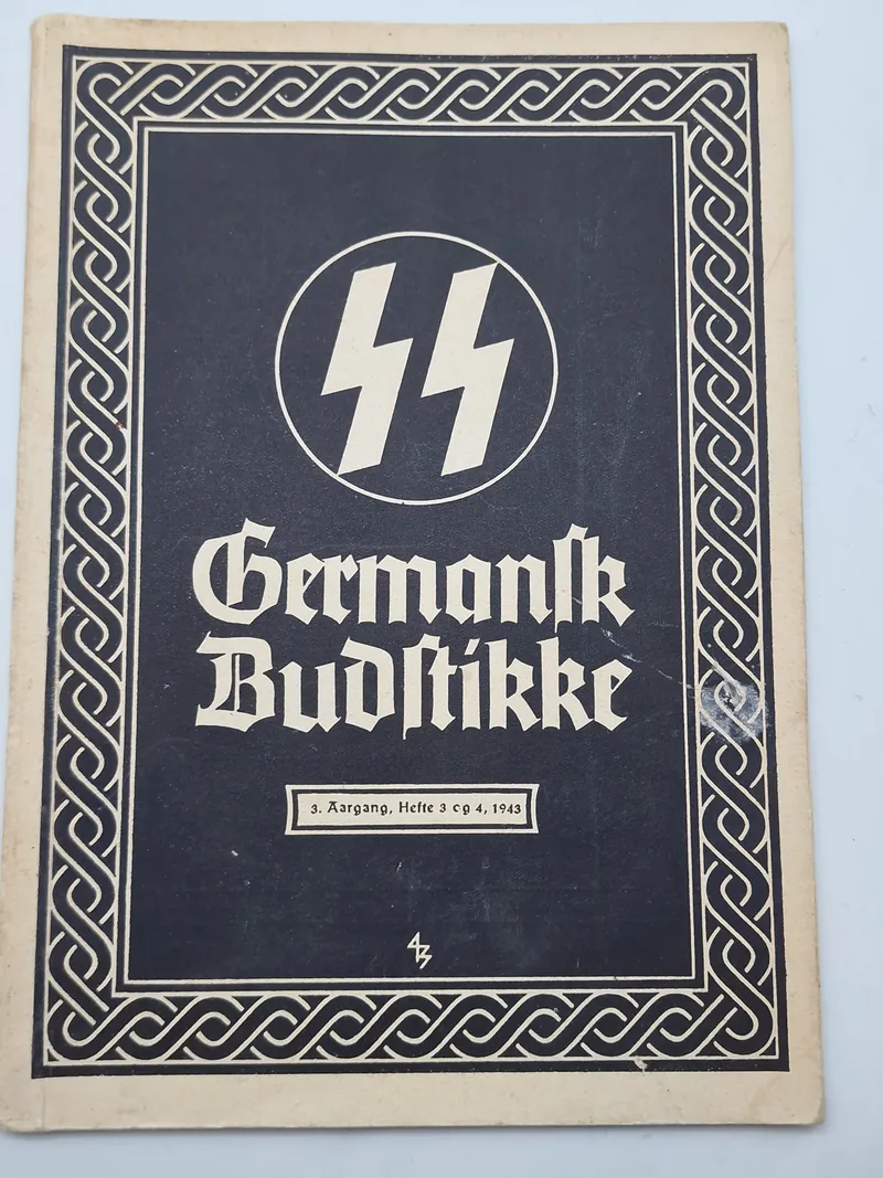 Originalt eks. af Germanske Budstikke - Waffen-SS