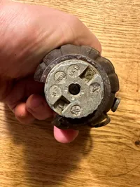 Original nedkastet Engelsk Mils håndgranat WW2