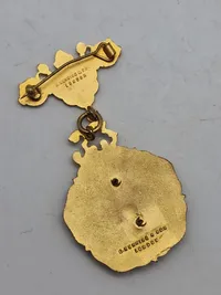 Original Masonic London Royal Institution For Boys 1946 Enamel Medal