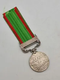 Original ww2 North West Frontier 1935 Medal - navngiven (Sølv)