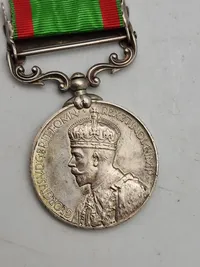 Original ww2 North West Frontier 1935 Medal - navngiven (Sølv)