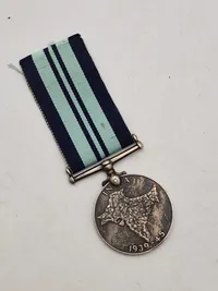 Original ww2 India 1939-1945 Medal - Navngiven (Sølv)