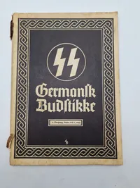 Originalt eks. af Germanske Budstikke - Waffen SS