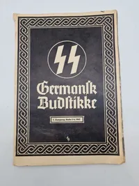 Originalt eks. af Germanske Budstikke - Waffen SS