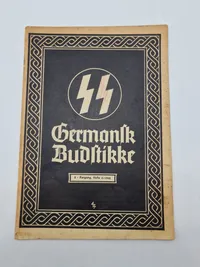 Originalt eks. af Germanske Budstikke - Waffen SS
