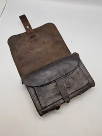 Original amerikansk model 1861 patrontaske fra borgerkrigen - sjældent set til salg i Danmark