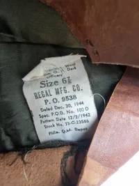Original amerikansk skråhue pilot WW2