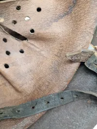 Original tysk M/42 hjelm med inderhjelm og hagerem, ww2