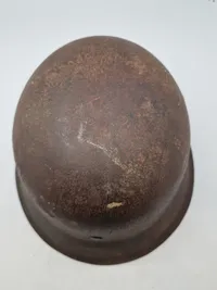 Original tysk M/42 hjelm med inderhjelm og hagerem, ww2