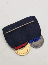 Original tysk ordensspange for Waffenrock. treue dienste in der wehrmacht 4 jahren & Medaille zur Erinnerung an den 1.Oktober 1938