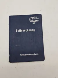 Original Prisenordnung und Prisengerichtsordnung fra 1939