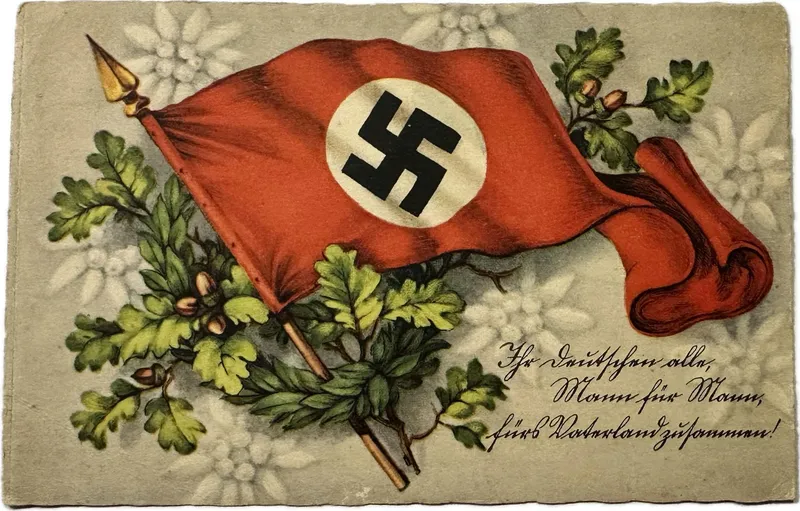 Originalt Tysk WW2 postkort