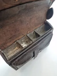 Original amerikansk model 1864 patrontaske fra borgerkrigen - sjældent set til salg i Danmark