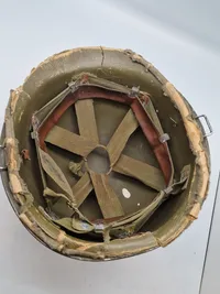 Original amerikansk M1 hjelm, ww2 tidlig indmad