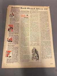 Original kongemærke forside, god til indramning