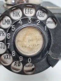 Ældre drejeskive telefon