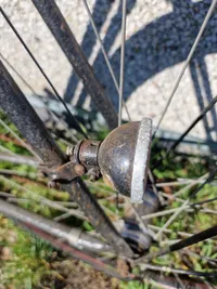 Original tysk Volksturm cykel, ww2 med panzerfaust holder. Skal afhentes i Vordingborg