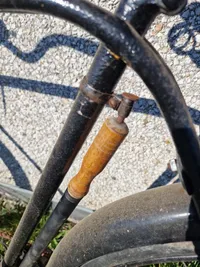 Original tysk Volksturm cykel, ww2 med panzerfaust holder. Skal afhentes i Vordingborg