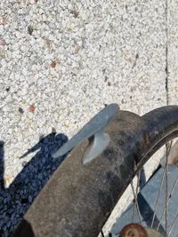 Original tysk Volksturm cykel, ww2 med panzerfaust holder. Skal afhentes i Vordingborg