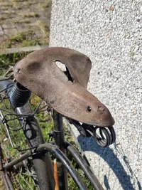 Original tysk Volksturm cykel, ww2 med panzerfaust holder. Skal afhentes i Vordingborg