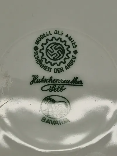 Original tysk DAF tallerken - ww2