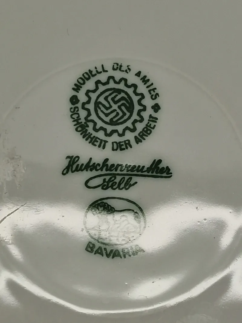 Original tysk DAF tallerken - ww2
