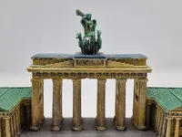 Veludført model af Brandenburger Tor, Berlin