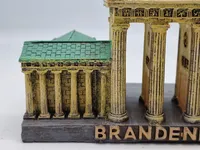 Veludført model af Brandenburger Tor, Berlin