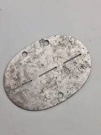 Originalt tysk ww2 erkennungsmarke - Werkstadt Inspektör Hannover