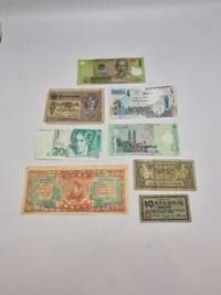 Samling originale pengesedler