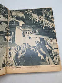 Samling originale indbundne  signalblade på dansk - ww2