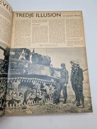 Samling originale indbundne  signalblade på dansk - ww2