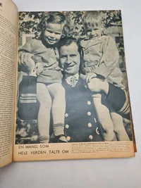Samling originale indbundne  signalblade på dansk - ww2