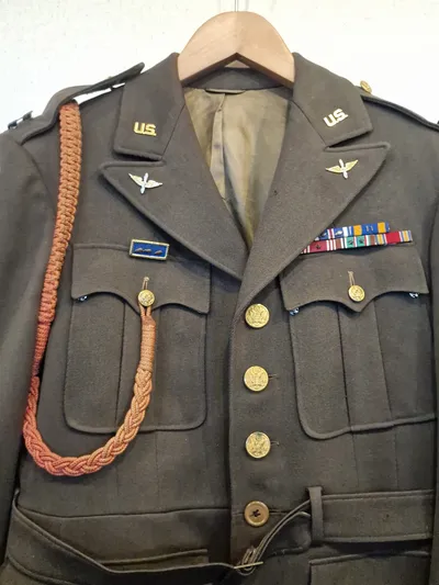 Original amerikansk WW2 udgangs uniform pilot 8 Airforce