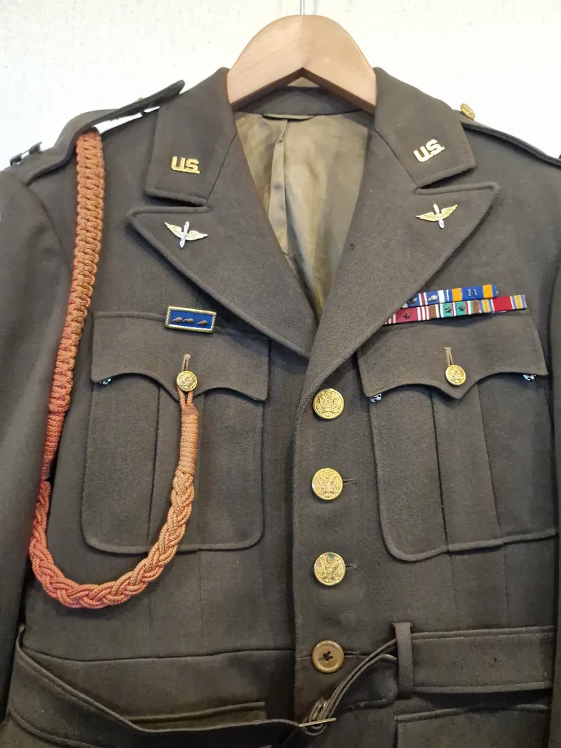 Original amerikansk WW2 udgangs uniform pilot 8 Airforce