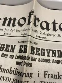 Krigsaviser - Demokraten - genoptryk