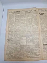 Originale eks. af avisen “Revision” som var kendt for at støtte danske Frikorps folk