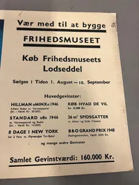 Plakat, byg frihedsmuseet