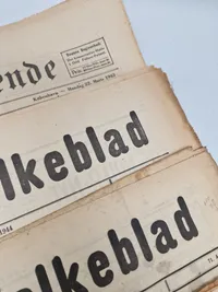 Samling originale ww2 aviser