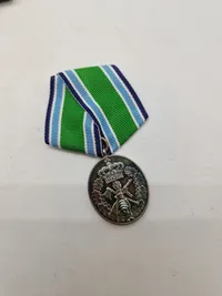 Samling diverse, bl.a. hjv medalje af sterlingsølv