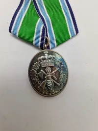 Samling diverse, bl.a. hjv medalje af sterlingsølv