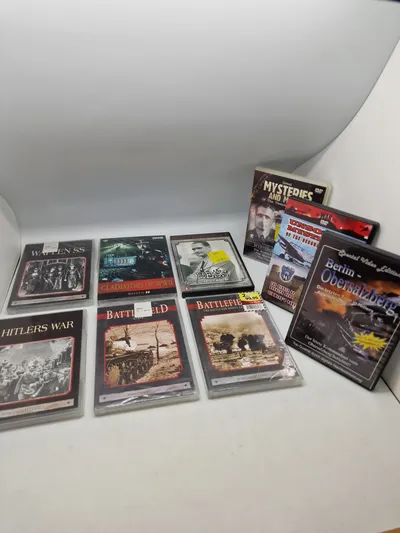 Samling dvd’er omhandlende ww2