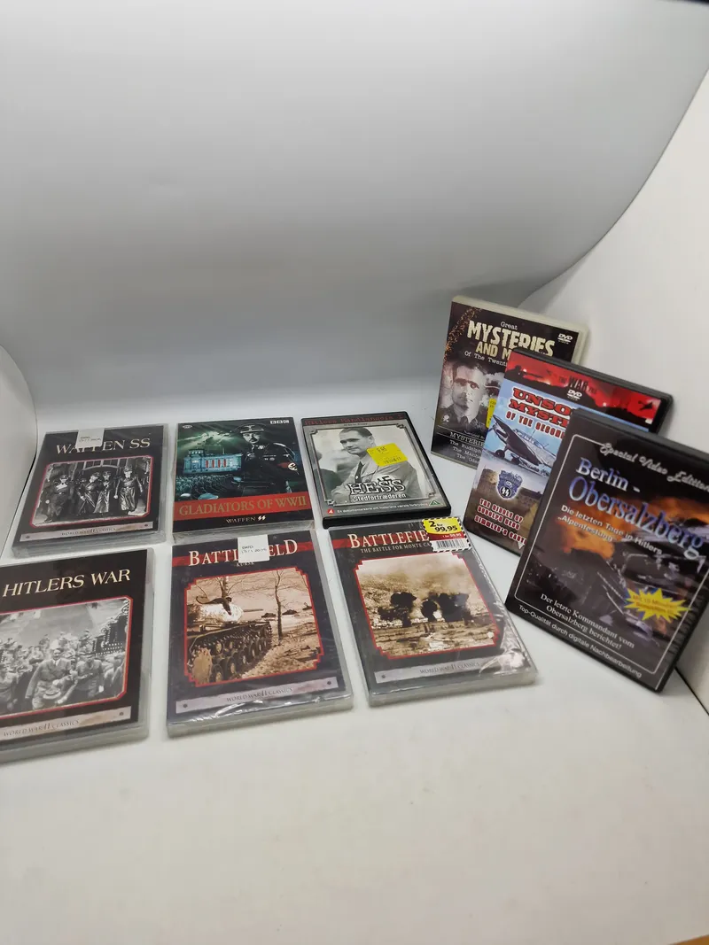 Samling dvd’er omhandlende ww2