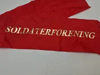 Originalt gravbånd fra soldaterforeningen