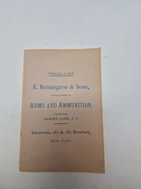 Arms and ammunition
