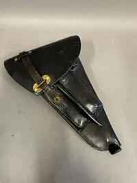 Original Dansk HV stemplet pistolhylster til Lahti pistol, Dansk politi
