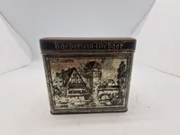 Veludført tysk metaldåse