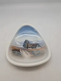 Original plakette lavet hos Lyngby porcelænsfabrik