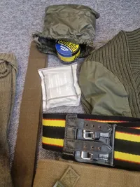 Samling diverse militaria